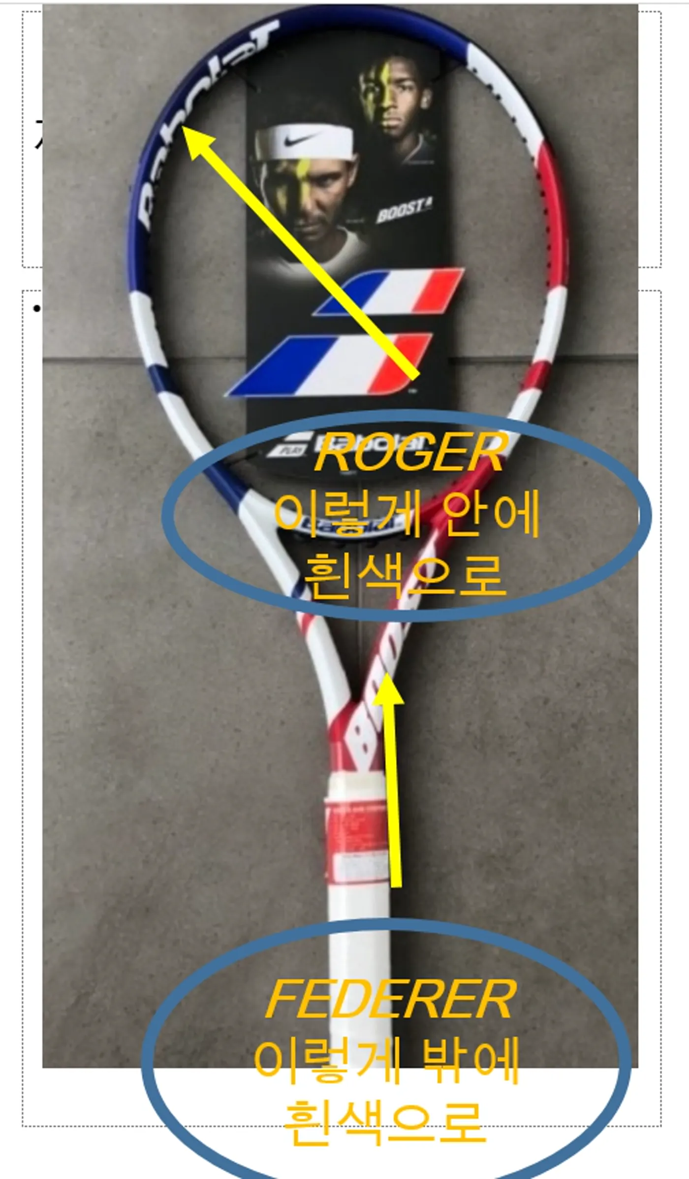 윌슨 프로스태프 RF97 프랑스 버전 도색 서페이서 단계