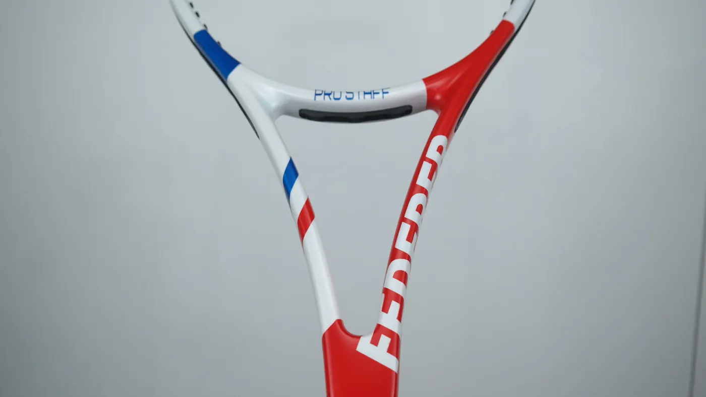 윌슨 프로스태프 RF97 프랑스 버전 도색 소품 라켓 디테일