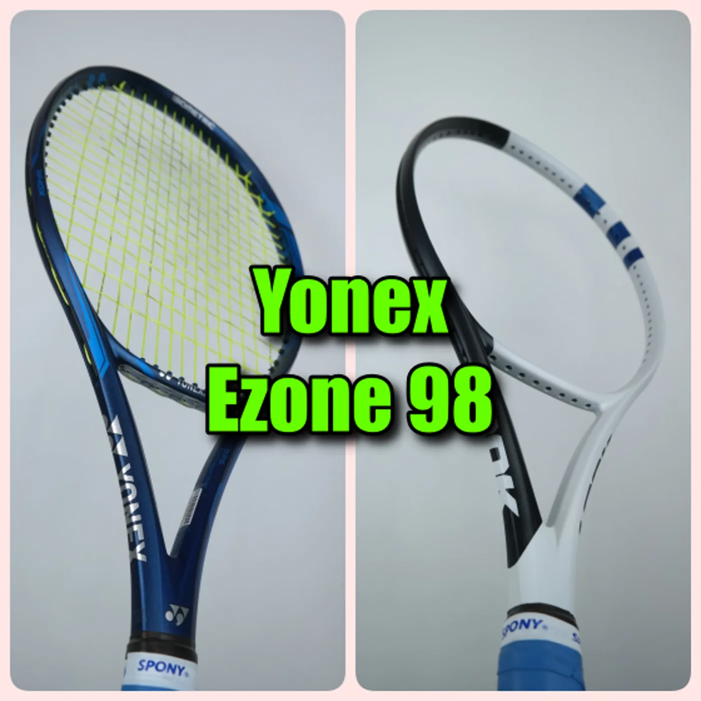 요넥스 EZONE 98 블루 LOOK 스타일 무광 블랙·화이트 리폼