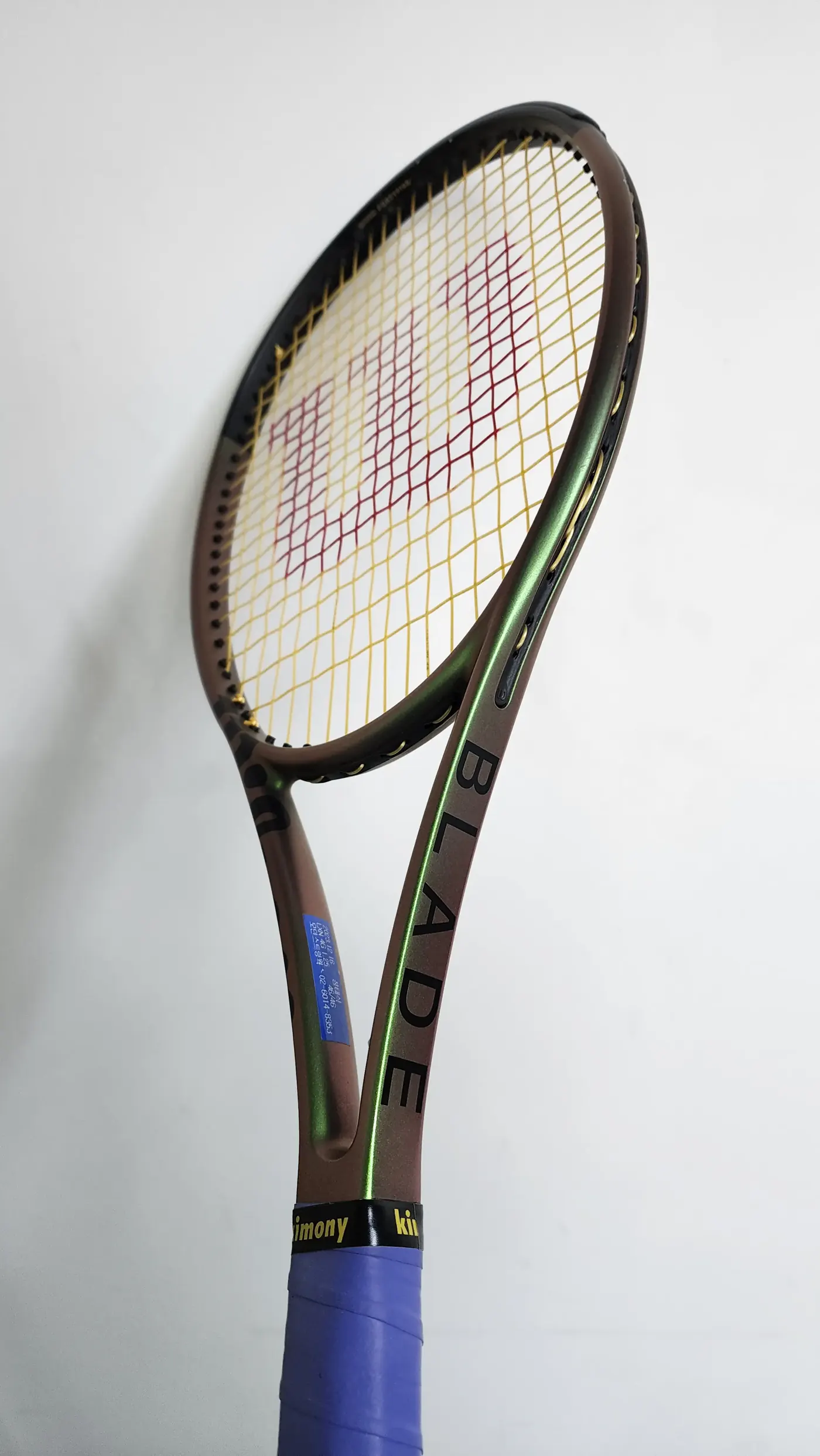 윌슨 블레이드 v8 v9 스타일 도색 로고 디테일
