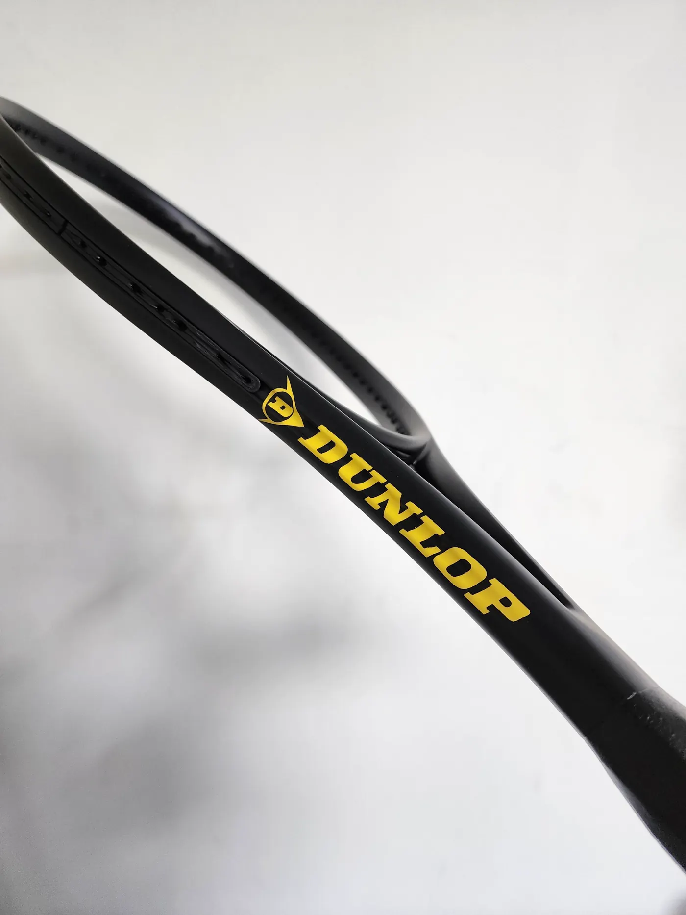던롭 SX300 블루 블랙 무광 도색 넥 부분 디테일