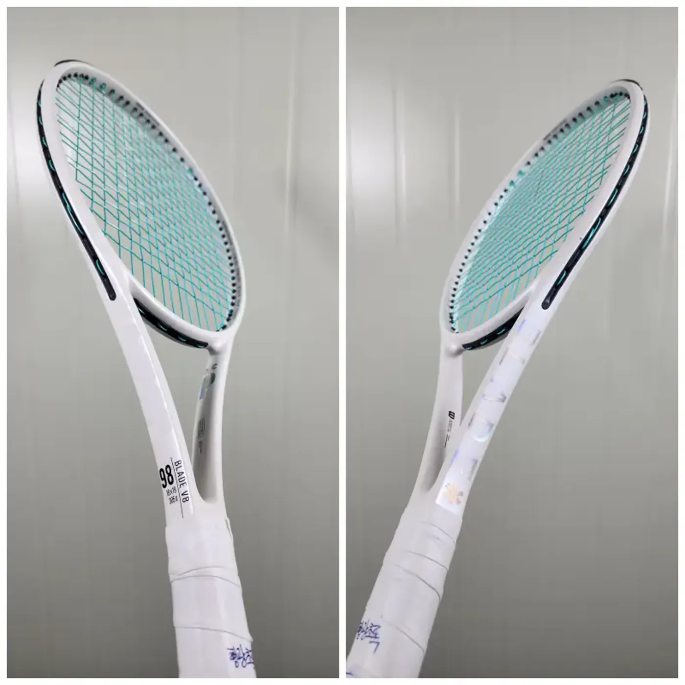 윌슨 블레이드 98 V8 블랙 그린 도색 완성 대표 이미지