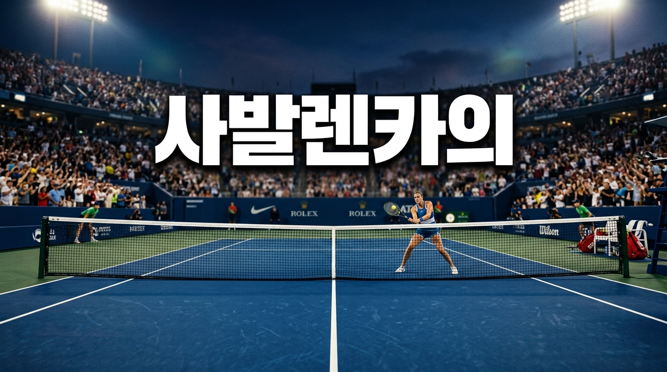 사발렌카의 US오픈, 세계 1위 ‘유산’을 가를 결정적 무대