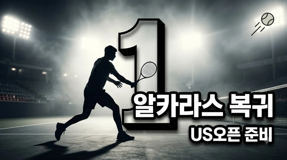 알카라스 4개월 만의 복귀, US오픈 타이틀 방어 변수는