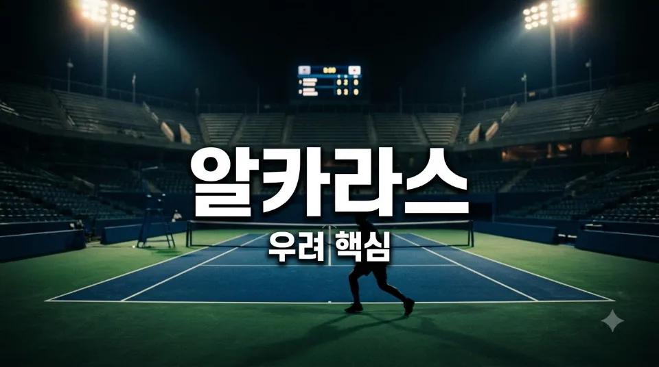 알카라스 US오픈 앞두고 제기된 우려, 확인할 핵심